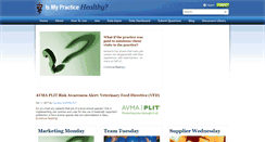 Desktop Screenshot of ismypracticehealthy.com