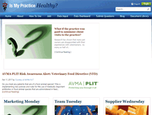 Tablet Screenshot of ismypracticehealthy.com